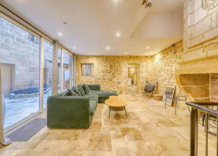 Apartment Loft D'exception Dans Un Ancien Chai Avec Parking Et Terrasse - Coeur De